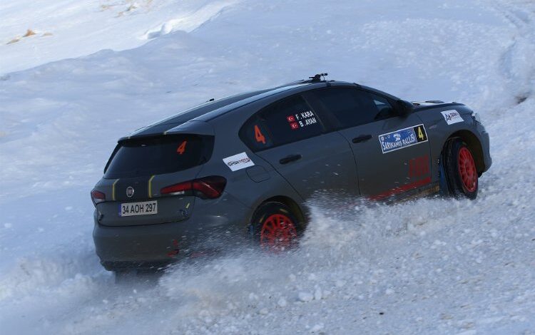 Sarıkamış’ı ralli heyecanı sardı