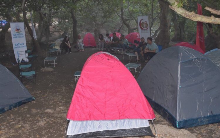 Sason’da doğaseverler kampta buluştu Sason’da doğaseverler kampta buluştu