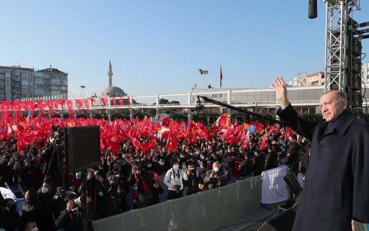 Cumhurbaşkanı Erdoğan, Aydın’da coşkuyla karşılandı