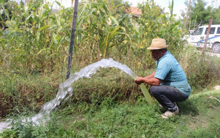 Antalya’da susuz topraklar suyla buluşmaya devam ediyor Antalya’da susuz topraklar suyla buluşmaya devam ediyor