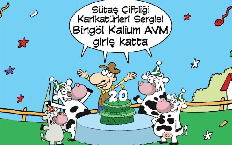 ‘Sütaş Çiftliği Karikatürleri’ Bingöl’de sergileniyor ‘Sütaş Çiftliği Karikatürleri’ Bingöl’de sergileniyor