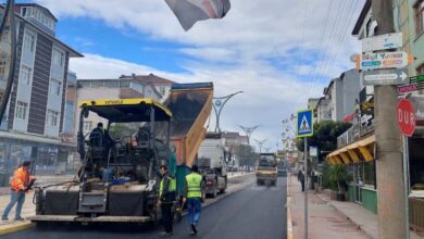 Körfez Hamit Kaplan Caddesi asfaltlandı