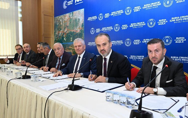 Bursa Çınarcık suyu için 9 koldan çalışılıyor Bursa Çınarcık suyu için 9 koldan çalışılıyor