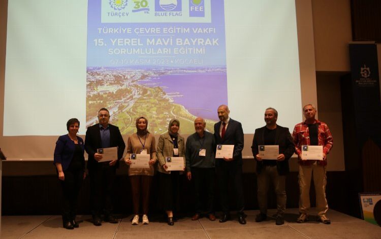 Kocaeli’de Mavi Bayrak sorumluları sertifikalandı