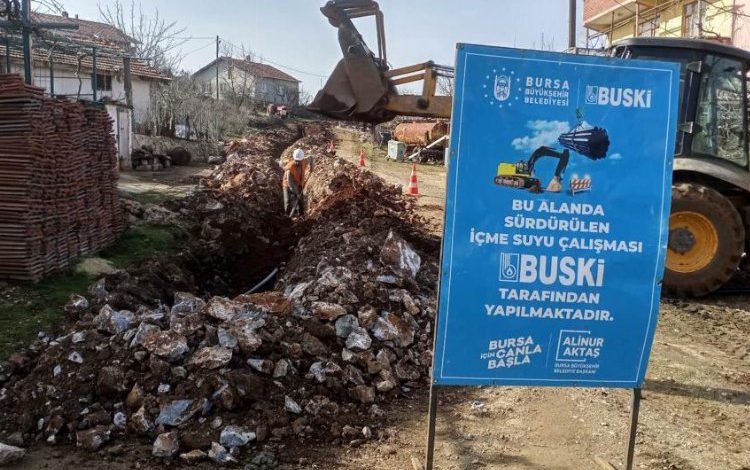 Bursa Orhaneli kırsalının altyapısına neşter Bursa Orhaneli kırsalının altyapısına neşter