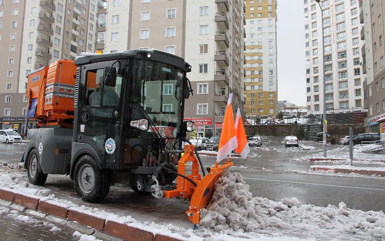 Kayseri Talas’ta kış çalışması Kayseri Talas’ta kış çalışması