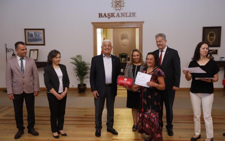 Muğla’da ‘Evde Bakım’ın sertifikaları Başkan Gürün’den