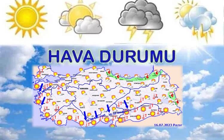 Meteoroloji’den sıcak hava ve yağış uyarısı Meteoroloji’den sıcak hava ve yağış uyarısı