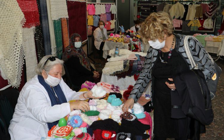 Manisa’da el emeği ürünlerden ekonomiye katkı