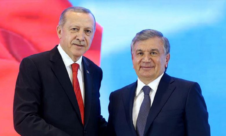 Cumhurbaşkanı Erdoğan Özbekistan Cumhurbaşkanı Mirziyoyev ile görüştü Cumhurbaşkanı Erdoğan Özbekistan Cumhurbaşkanı Mirziyoyev ile görüştü