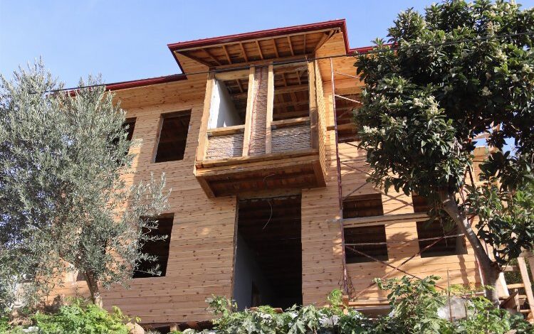 Hulusi Kentmen Sanat ve Barış Evi Projesi hızla ilerliyor