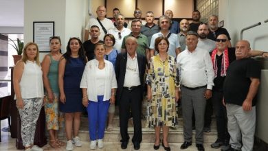 Ünlüce KKTC’li muhtarlarla buluştu