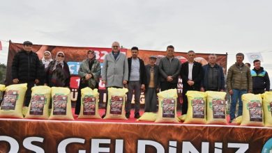 Gördes’te 1004 üreticiye 230 ton gübre desteği