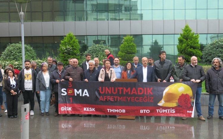 TMMOB Bursa İKK Soma faciasını unutmadı