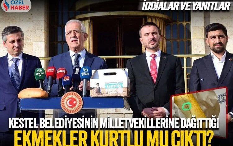 Kestel Belediyesi’nin milletvekillerine dağıttığı 1 TL’lik ekmekler kurtlu mu çıktı?