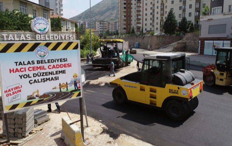 Kayseri Talas’ta altyapı çalışması Kayseri Talas’ta altyapı çalışması