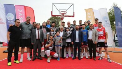 Kayserili gençlerin basketbol coşkusu