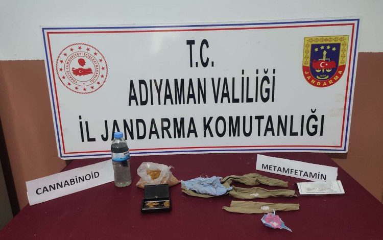 Adıyaman’da jandarmadan uyuşturucu operasyonu