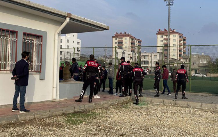 Adıyaman’da amatör futbol maçında kavga Adıyaman’da amatör futbol maçında kavga