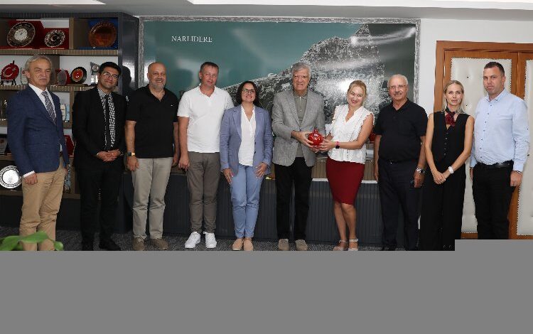 Ukrayna heyetinden Başkan Engin’e ziyaret