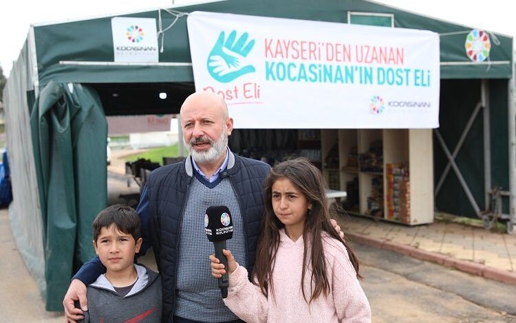 Kayseri Kocasinan’dan depremzedeler için Sosyal Market Kayseri Kocasinan’dan depremzedeler için Sosyal Market