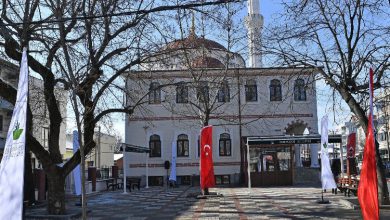 Bursa Osmangazi’den Yunuseli Merkez Camii’ne çevre düzenlemesi