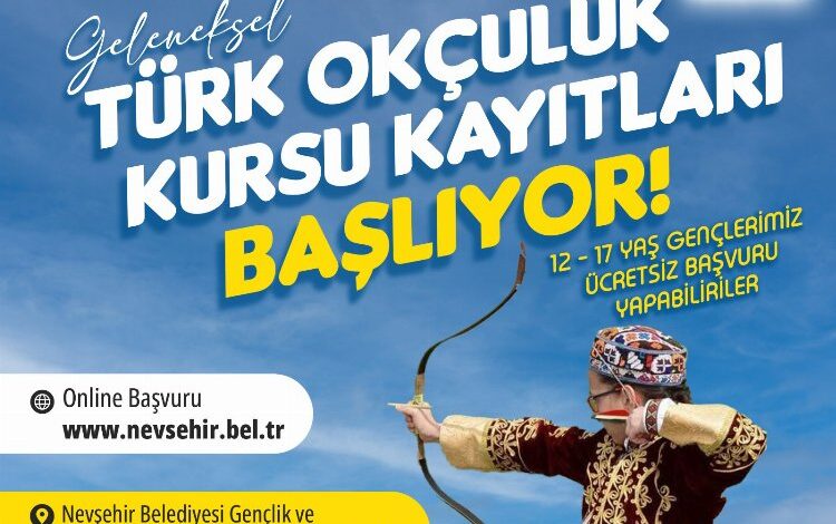 Nevşehir’de ok meraklıları için kurs