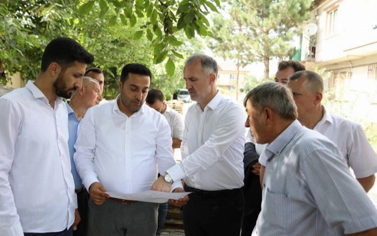 Bursa İnegöl’ün kırsalında yatırımlar aralıksız sürüyor