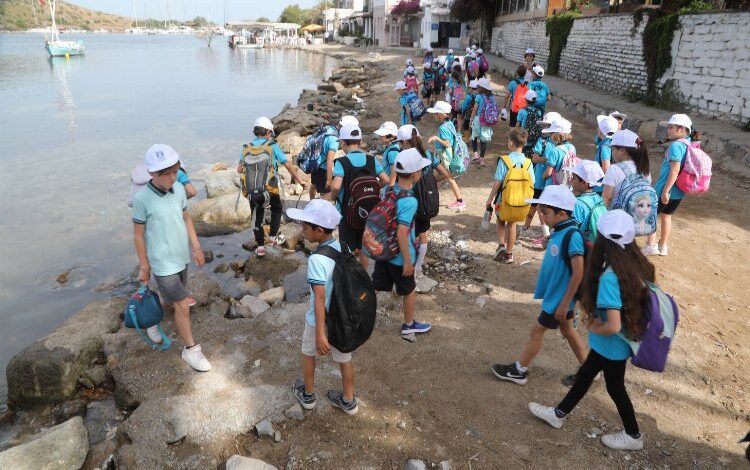 Bodrum’da öğrencilere ‘çevre’ bilinci aşılanıyor