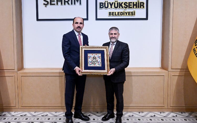 Bakan Nebati’den Konya’da Başkan Altay’a ziyaret Bakan Nebati’den Konya’da Başkan Altay’a ziyaret