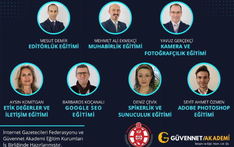 İGF online Gazetecilik Akademisi başlıyor