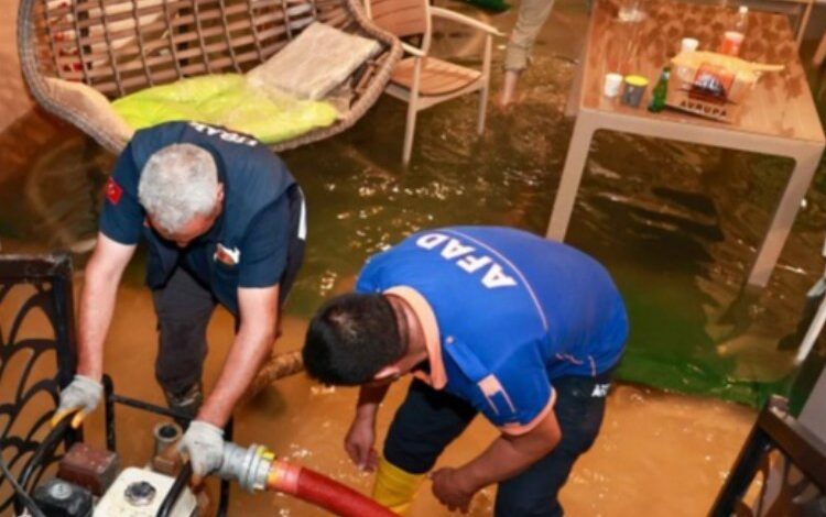 Uşak’ta rekor yağış