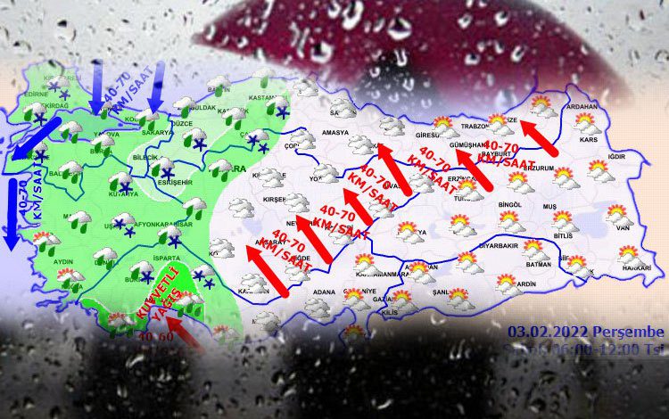Marmara ve Ege’de kuvvetli yağış Marmara ve Ege’de kuvvetli yağış