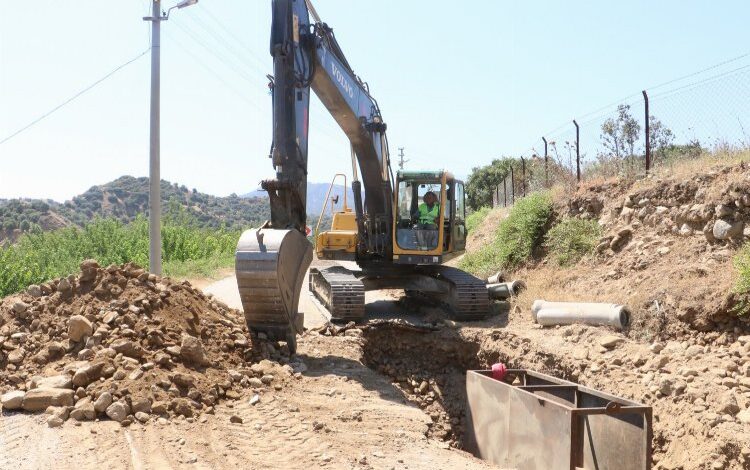 Manisa Yenipazar’da ilave kanalizasyon hattı