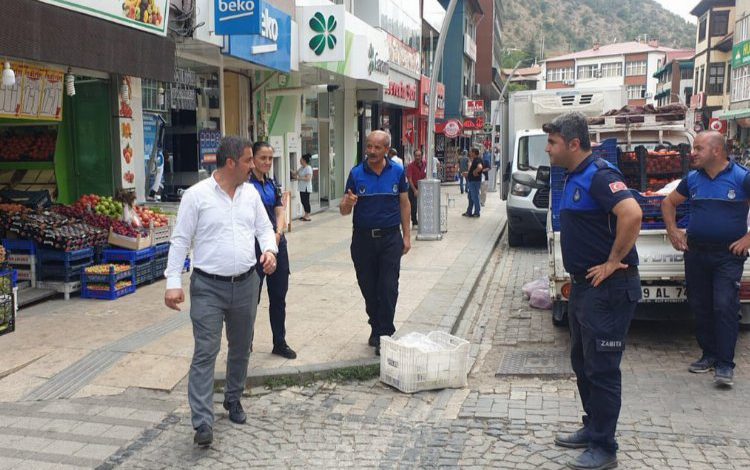 Kaldırım işgaline son