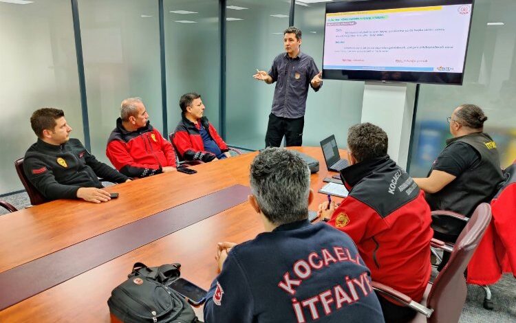 İtfaiyeden personeline olay yeri eğitimi