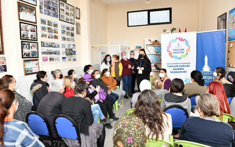 İzmir Çiğlili kadınlara “Sağlıklı Yaşam” bilgilendirmesi