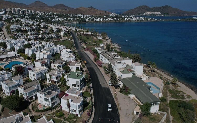 Bodrum Akyarlar yolu tamamlandı