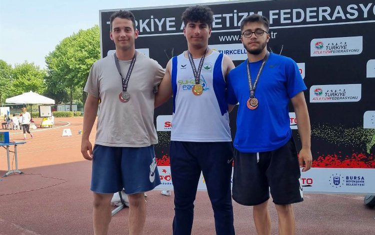 Bursa Osmangazili atlet U20 şampiyonasına damga vurdu