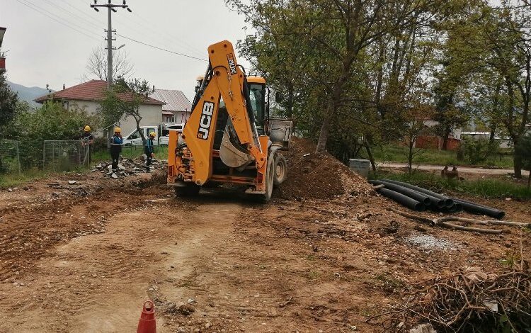 Sakarya Akyazı’da altyapı çalışmaları sürüyor Sakarya Akyazı’da altyapı çalışmaları sürüyor