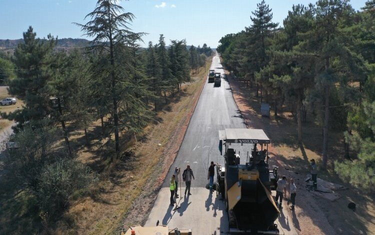 Kızılinler yolunda çalışmalar tamamlandı Kızılinler yolunda çalışmalar tamamlandı