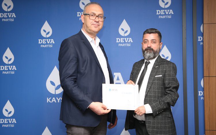 DEVA Talas’ta yeni başkan belli oldu