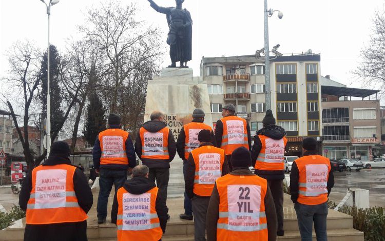 “Hakkımı istiyorum!” “Hakkımı istiyorum!”