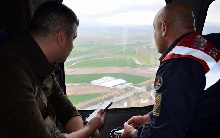 Aydın’da kaçak avcılığa havadan denetim