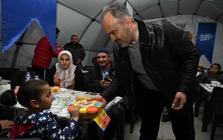 Afet bölgesinde ramazan bereketi