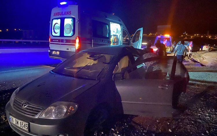 Ankara-Samsun yolunda kaza: 5 yaralı