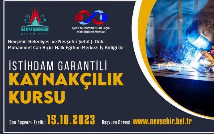 Nevşehir Belediyesi’nden istihdam garantili kurs Nevşehir Belediyesi’nden istihdam garantili kurs