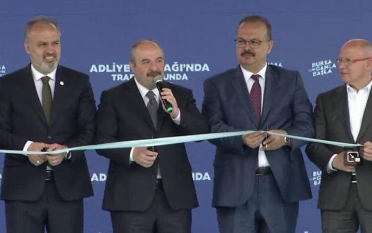 Bursa Osmangazi Adliye Kavşağı törenle hizmete girdi