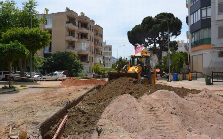 Alanya’da üç mahalleye 2200 metre yeni hat