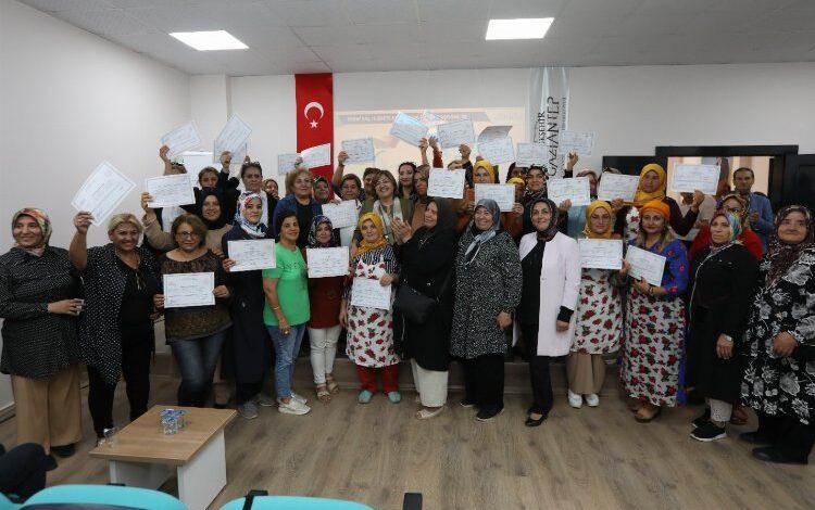 Gaziantep’te 600 kursiyer eğitimlerini tamamladı